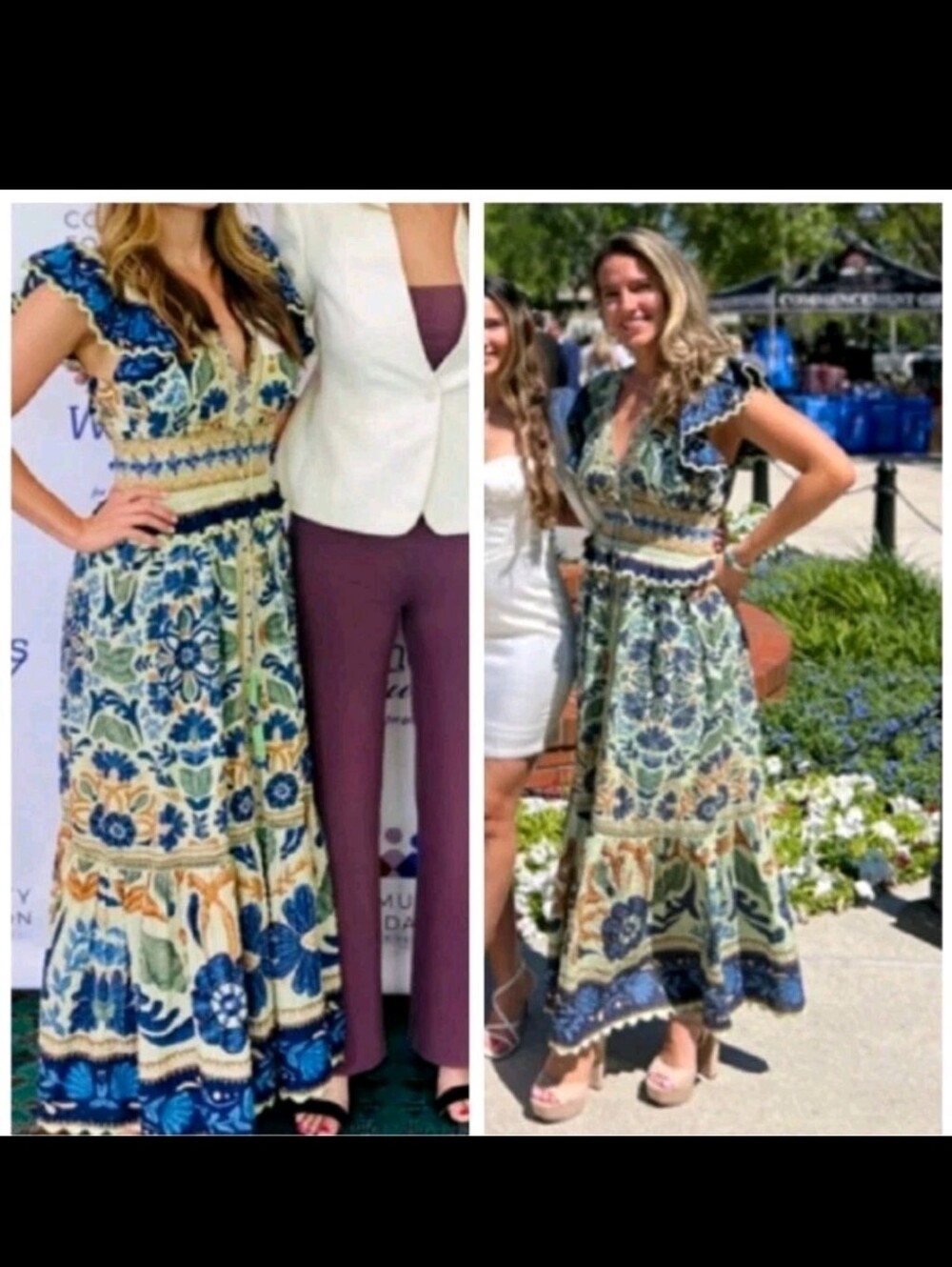 Farm Rio Ocean Tapestry Maxidress - Picture 5 of 9